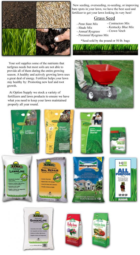 Grass Seed & Fertilizer – Options Supply Co